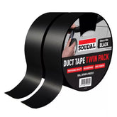 Soudal Duct Tape Black Twinpack - 50mm x 50m